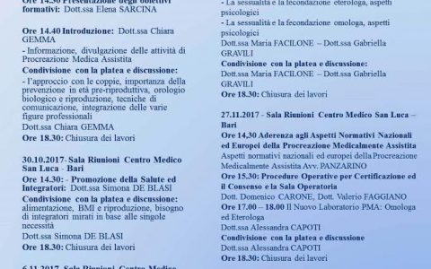 Corso di Formazione su Salute Riproduttiva e Procreazione Medica Assistita